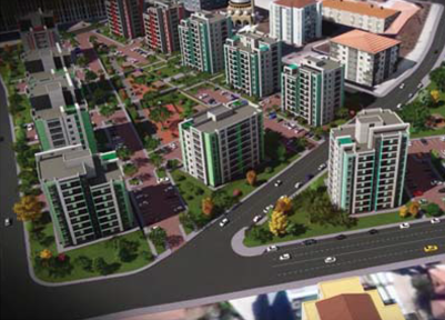 Ankara Mamak 519 Konut projesi farklı açıdan görünümü